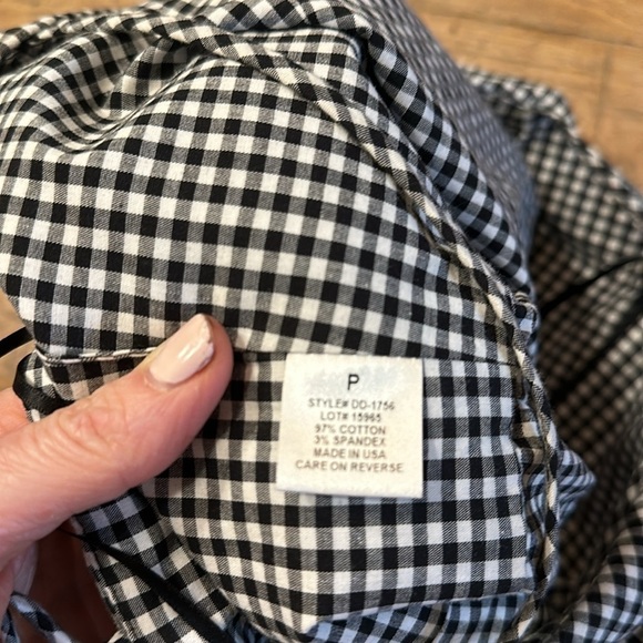 Intermix Thebes ruffle gingham top size petite - Picture 7 of 9